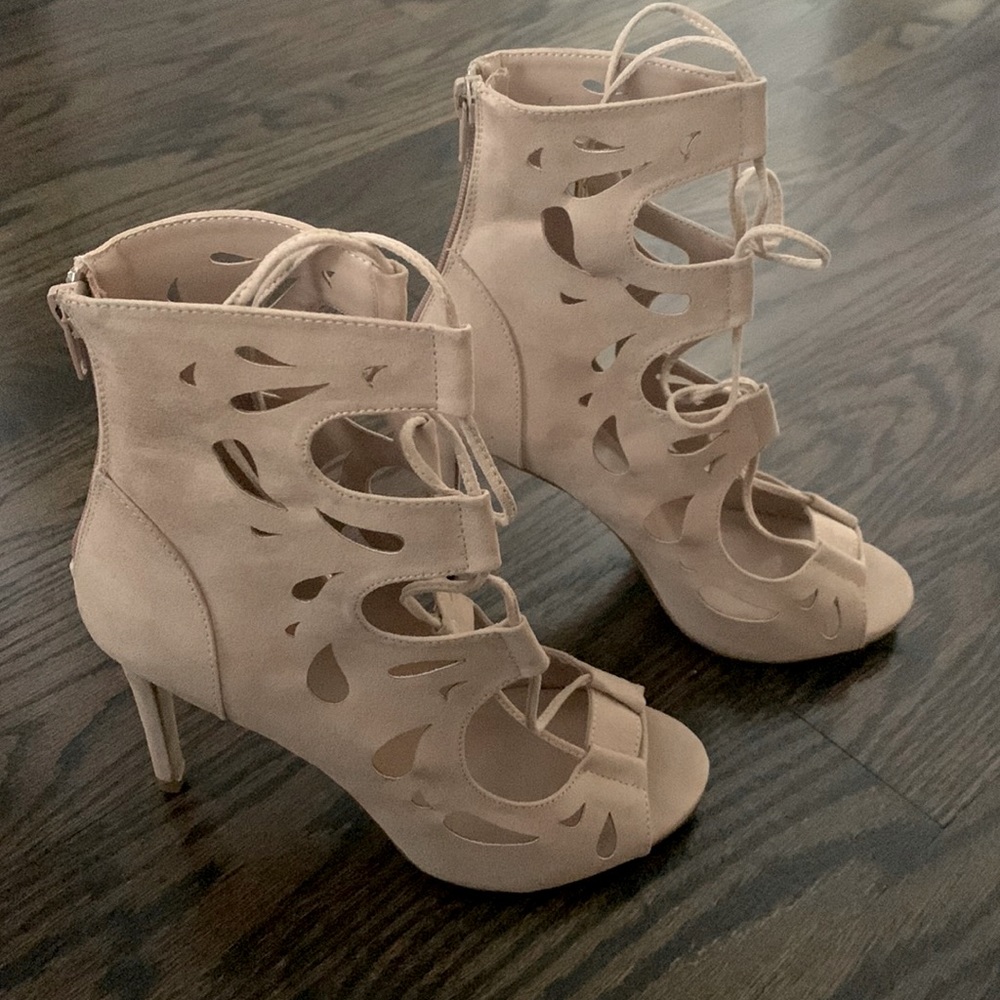 Lace-Up Heels